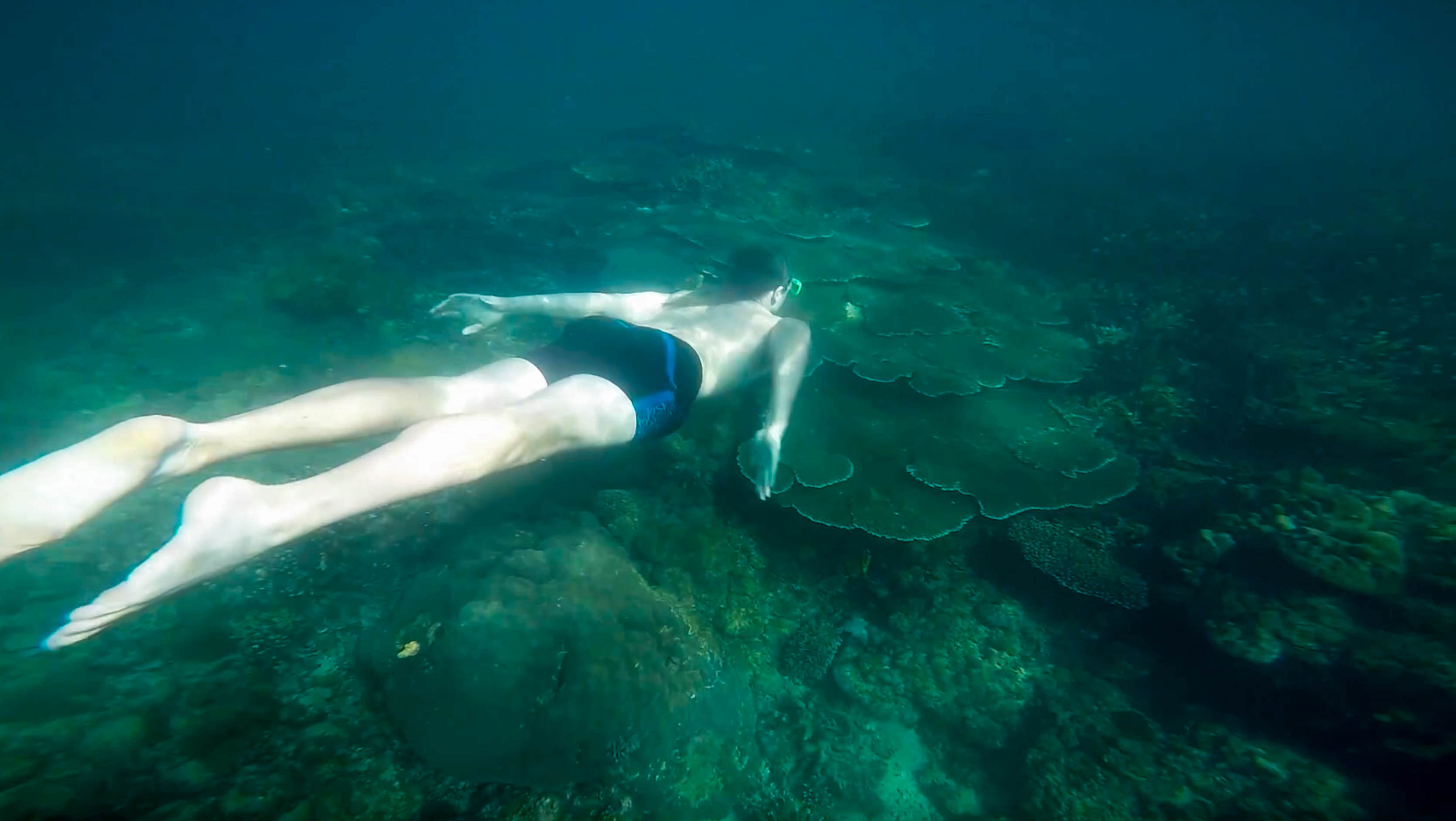 lenny through paradise snorkeling in hundred islands nature park in pangasinan philippines